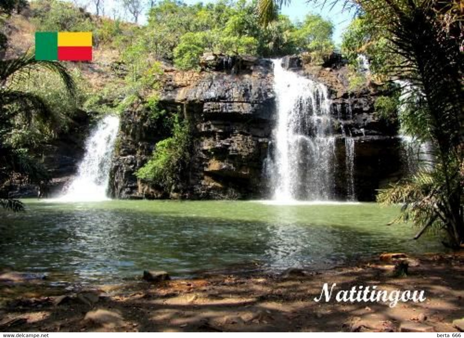 Benin Natitingou Falls New Postcard - Benin