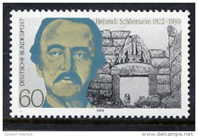 BRD 1990  Schliemann Centenary MNH / **.  Michel 1480 - Unused Stamps