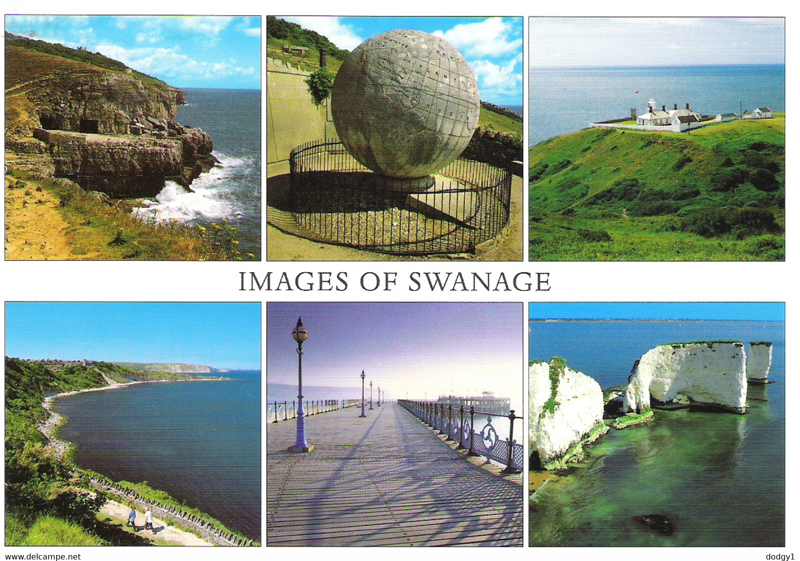 SCENES FROM SWANAGE, THE ISLE OF PURBECK, DORSET, ENGLAND. UNUSED POSTCARD Sa8 - Swanage