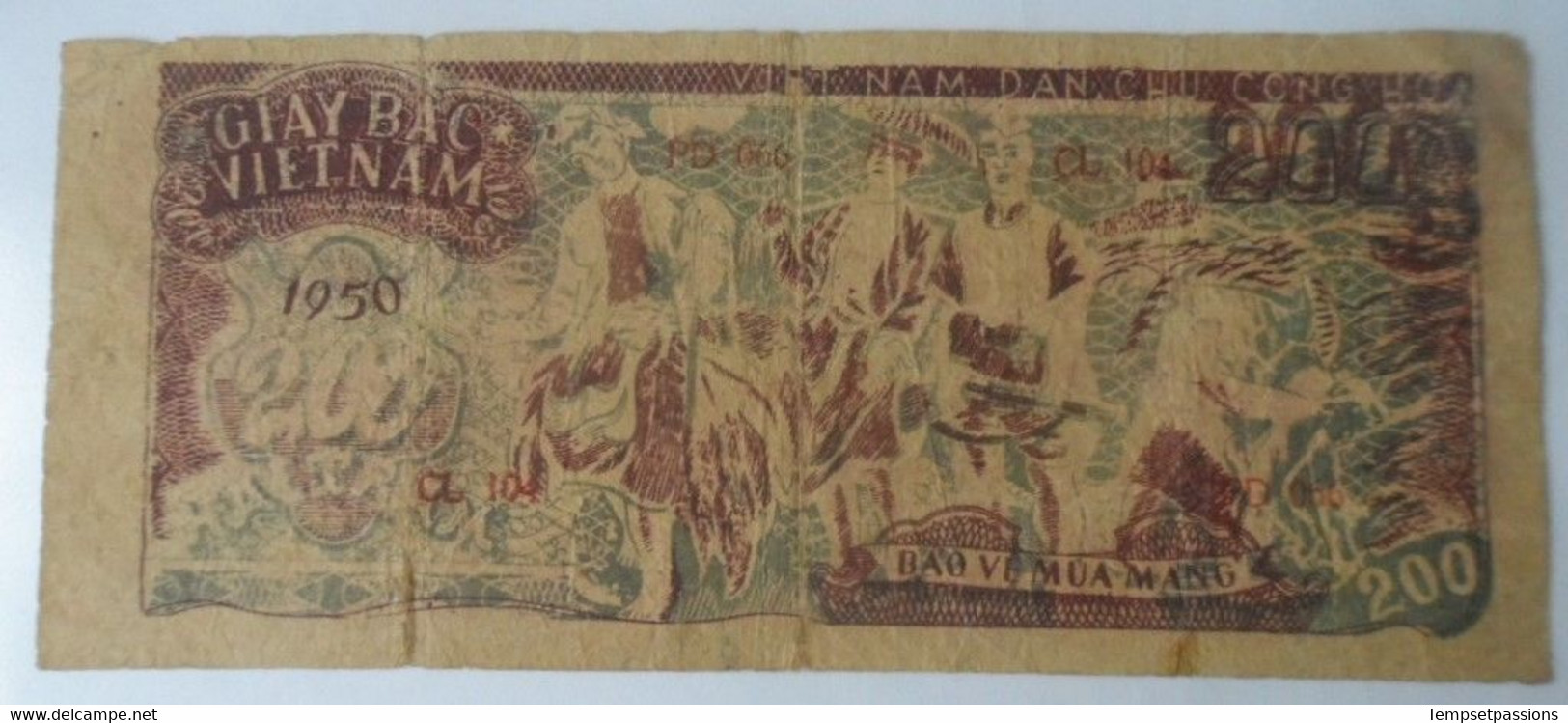 VIET NAM 2 BILLETS 1950 - Vietnam