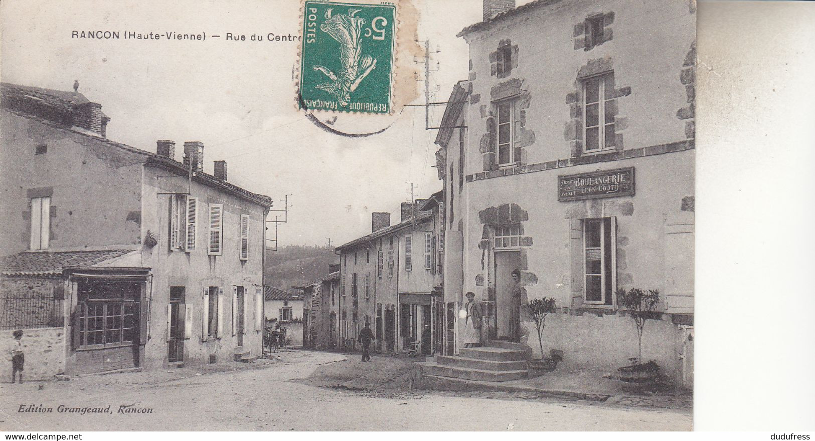 RANCON   RUE DU CENTRE - Rilhac Rancon