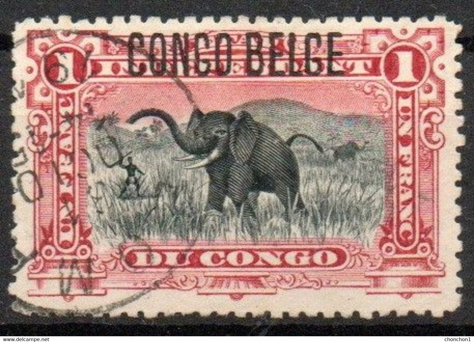 CONGO  COB 46 - Typo T1 - Obl BOMA  - SUP - B14 - Usados