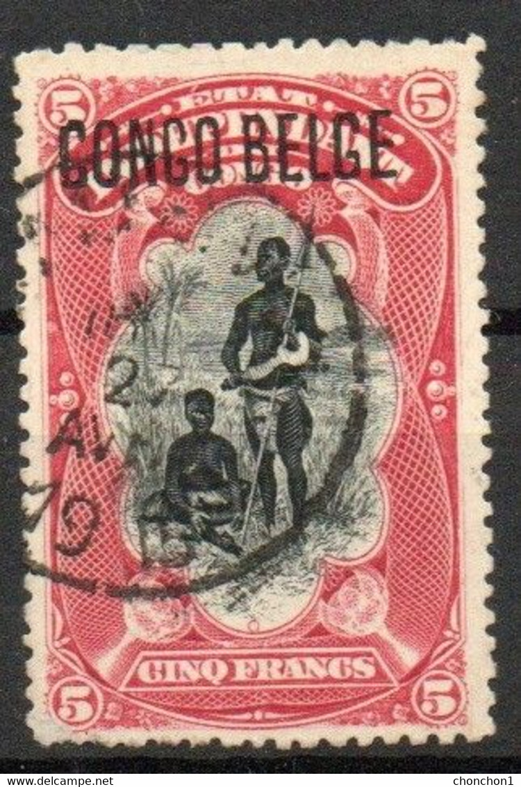 CONGO  COB 48 - Typo T1 - Obl MATADI 1915 - Point Clair - COB 42.50 -  B14 - Usati