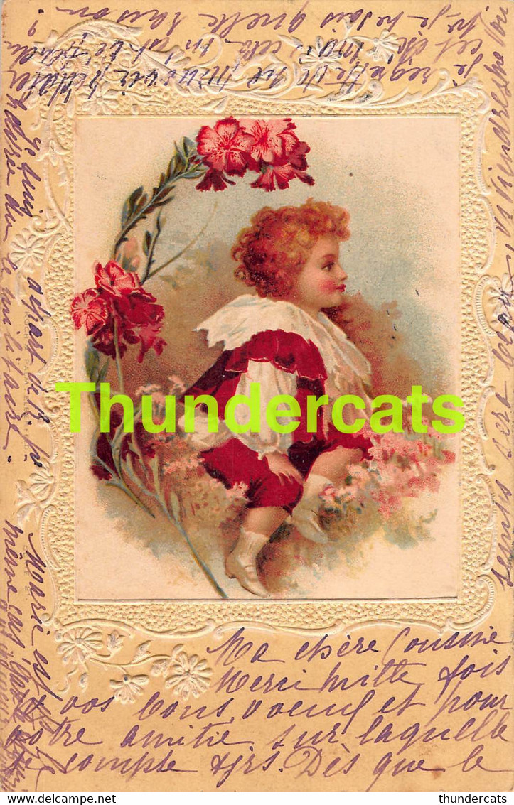 CPA ILLUSTRATEUR EN RELEIF GAUFREE CLAPSADDLE ARTIST SIGNED EMBOSSED CARD - Clapsaddle