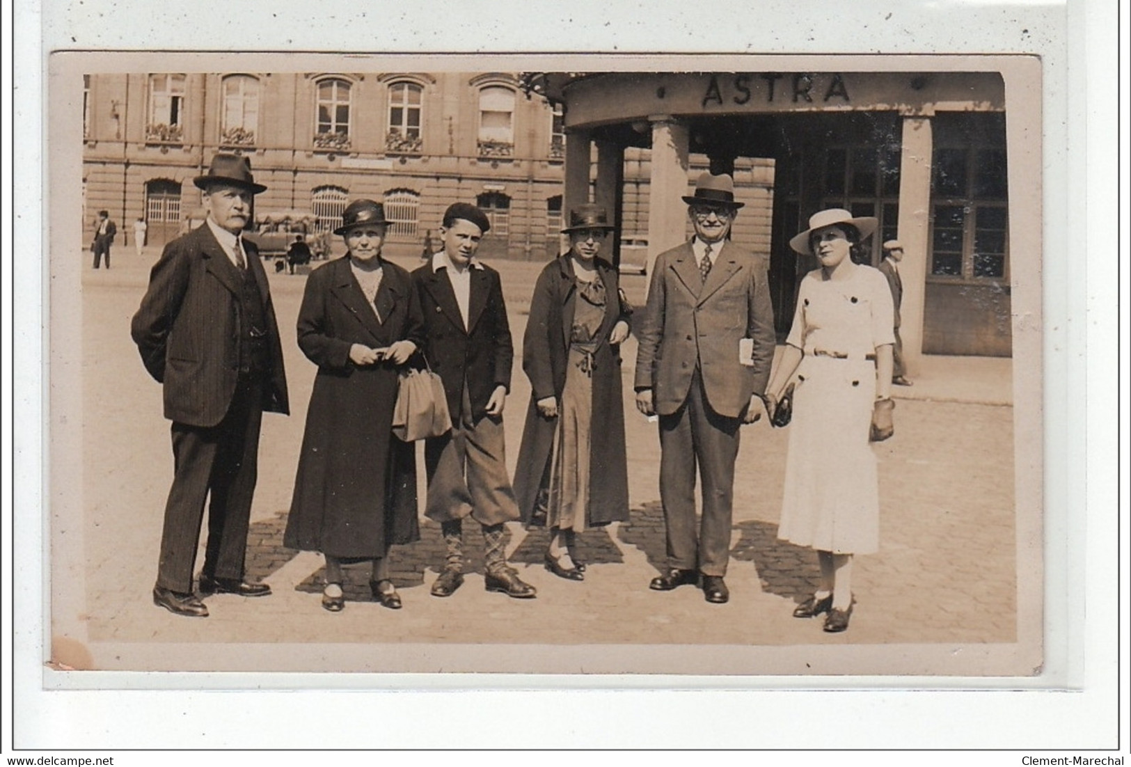 STRASBOURG - CARTE PHOTO - Groupe De Personnages 1934 - Très Bon état - Strasbourg