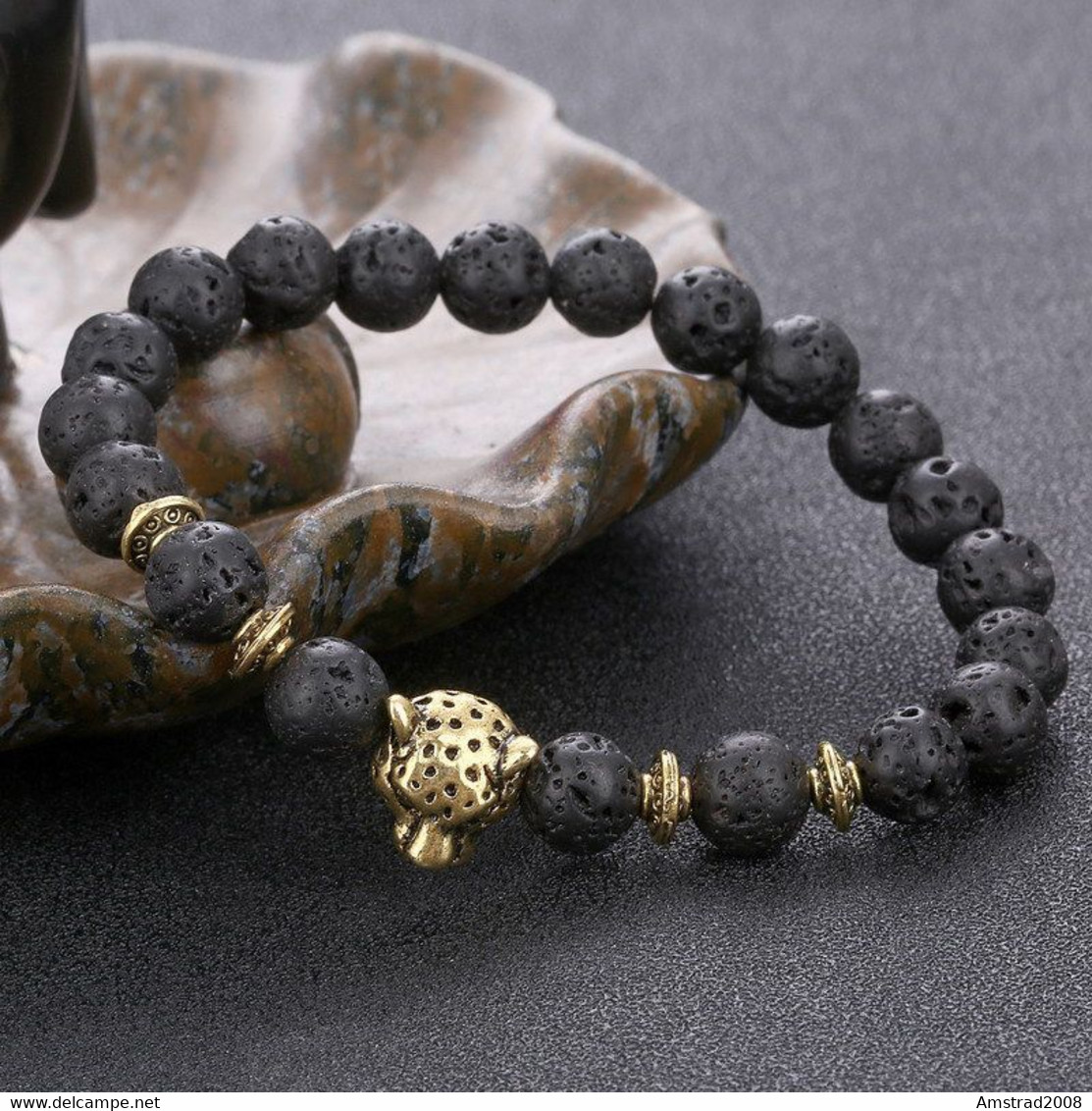 BRACCIALE DI LEGNO PREGHIERA  QYIN-YANG BUDDHA TIBETANO DALAI LAMA ZEN KUNG-FU SPIRITUALE