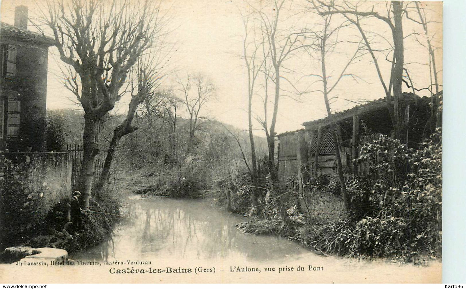 Castéra Les Bains * L'aloue * Vue Prise Du Pont - Castera