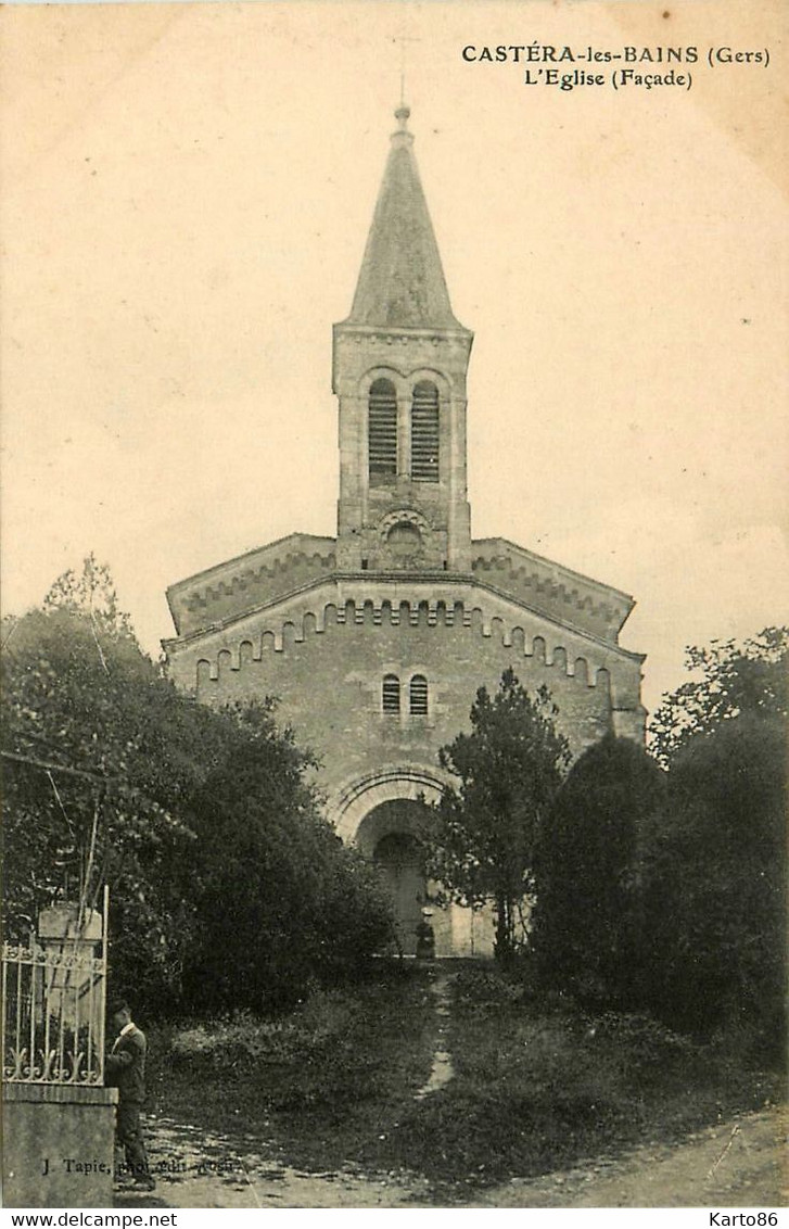 Castéra Les Bains * Vue Sur L'église - Castera