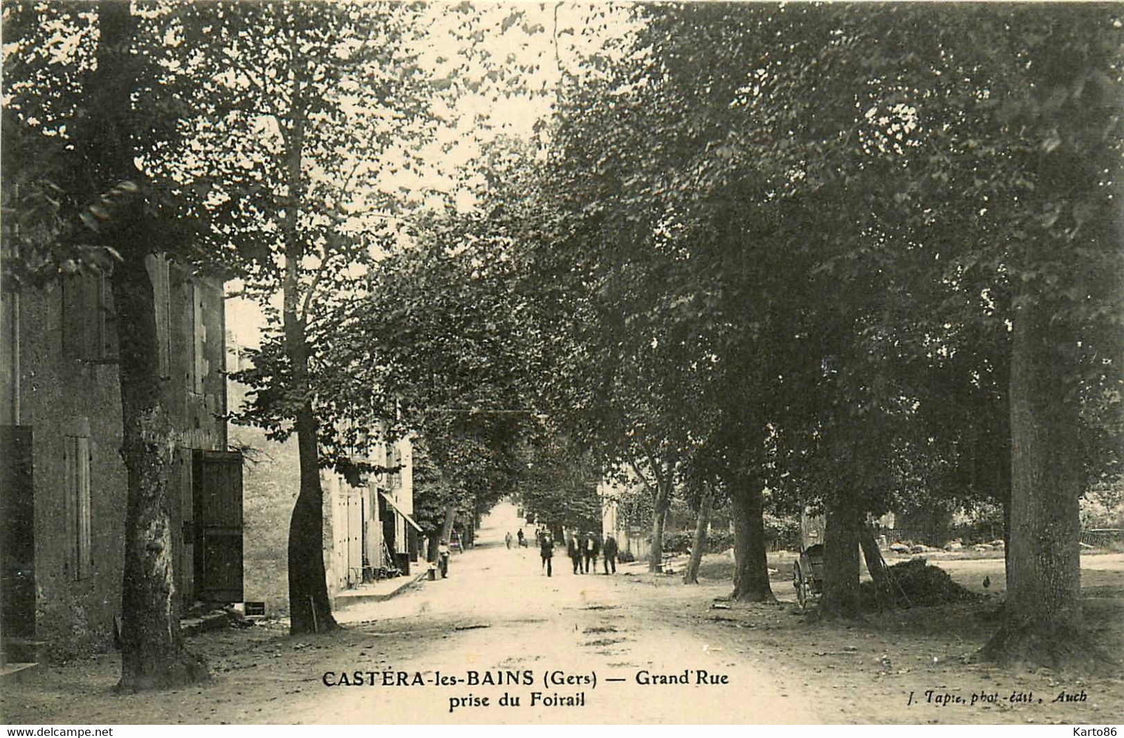 Castéra Les Bains * La Grand Rue * Prise Du Foirail - Castera