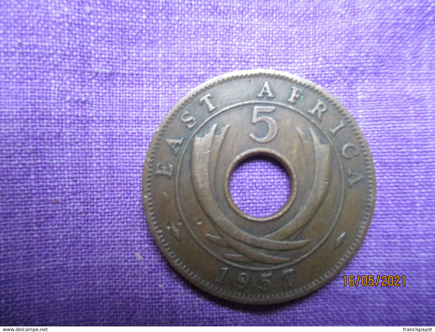 British East Africa: 5 Cents 1957 - Colonie Britannique