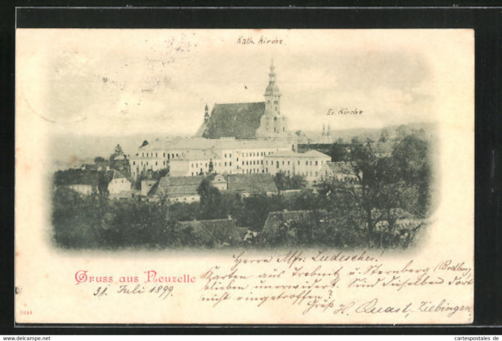 AK Neuzelle, Kath. Und Ev. Kirchen - Neuzelle