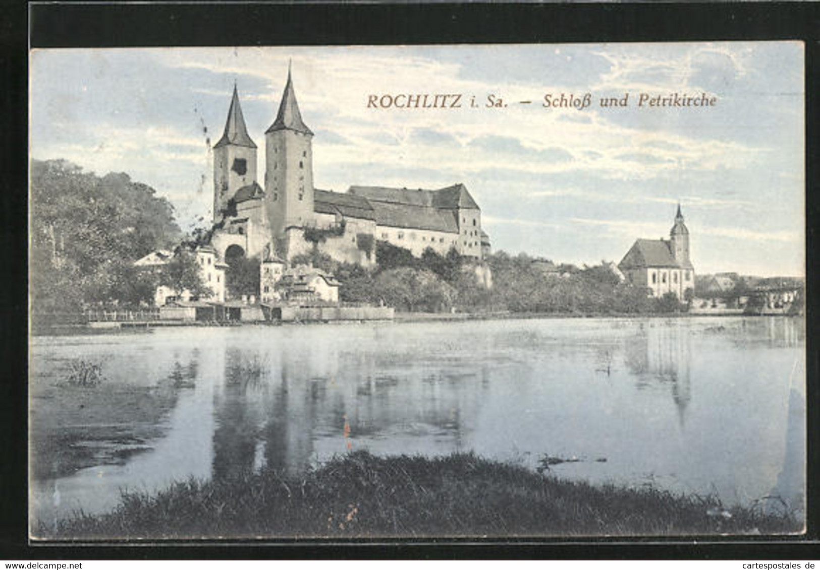 AK Rochlitz, Schloss Mit Petrikirche - Rochlitz