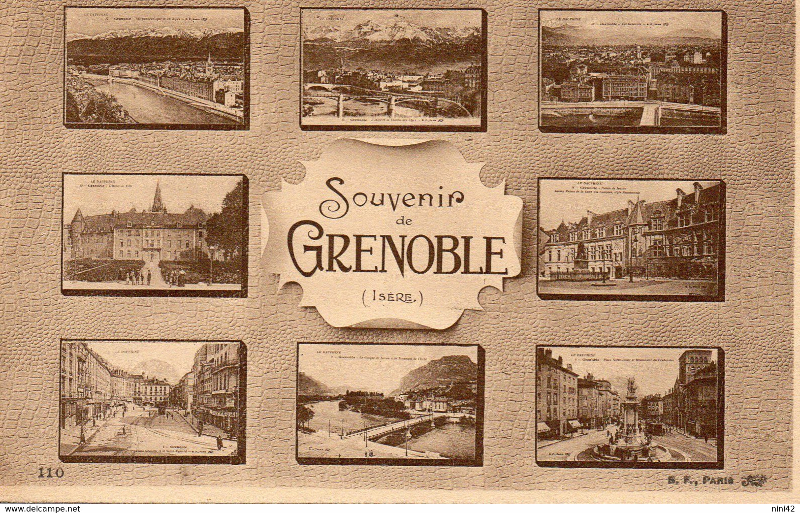 38 Grenoble Souvenir De Grenoble Multivues - Grenoble