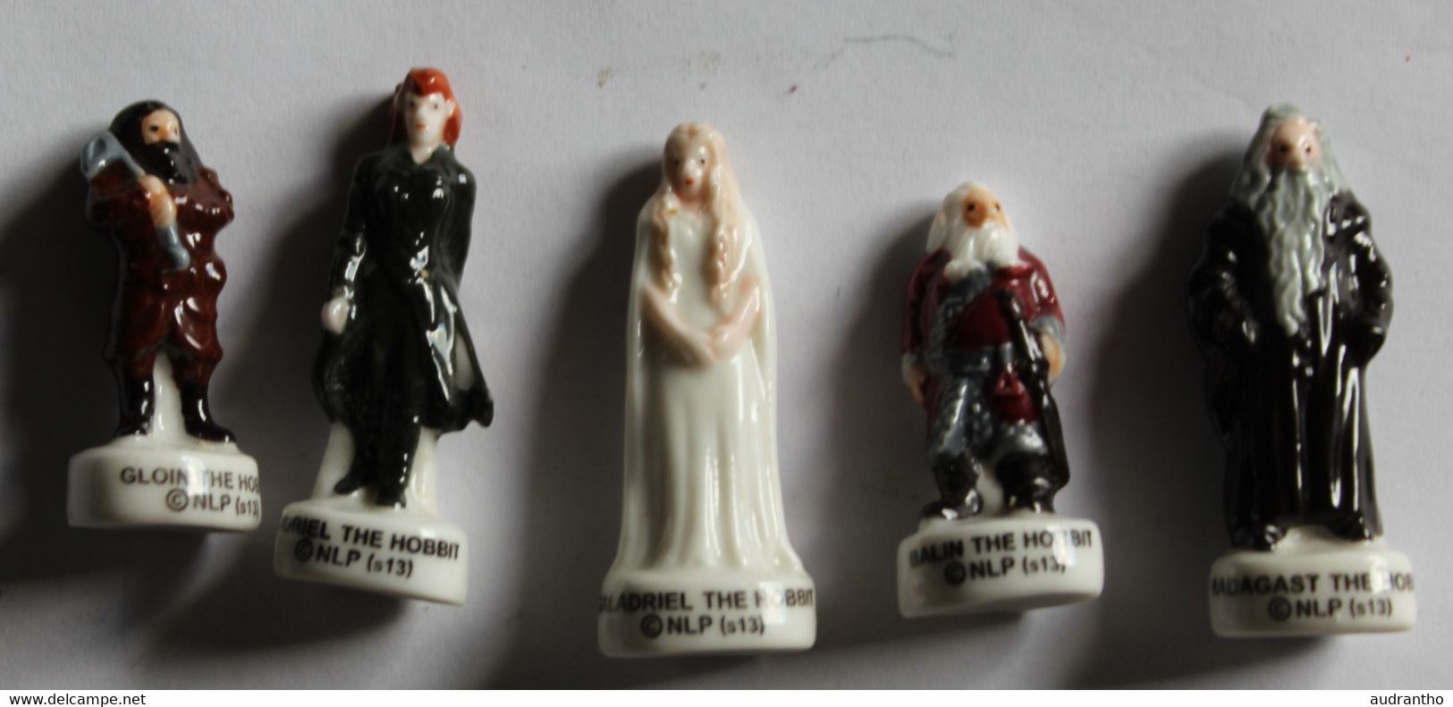 Lot De 5 Fèves The Hobbit Gloin Balin Tauriel Radagast Galadriel - Characters