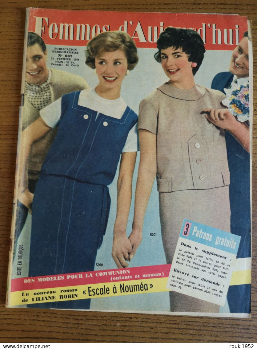 2 Femmes D'aujourd'hui 1958. - Moda