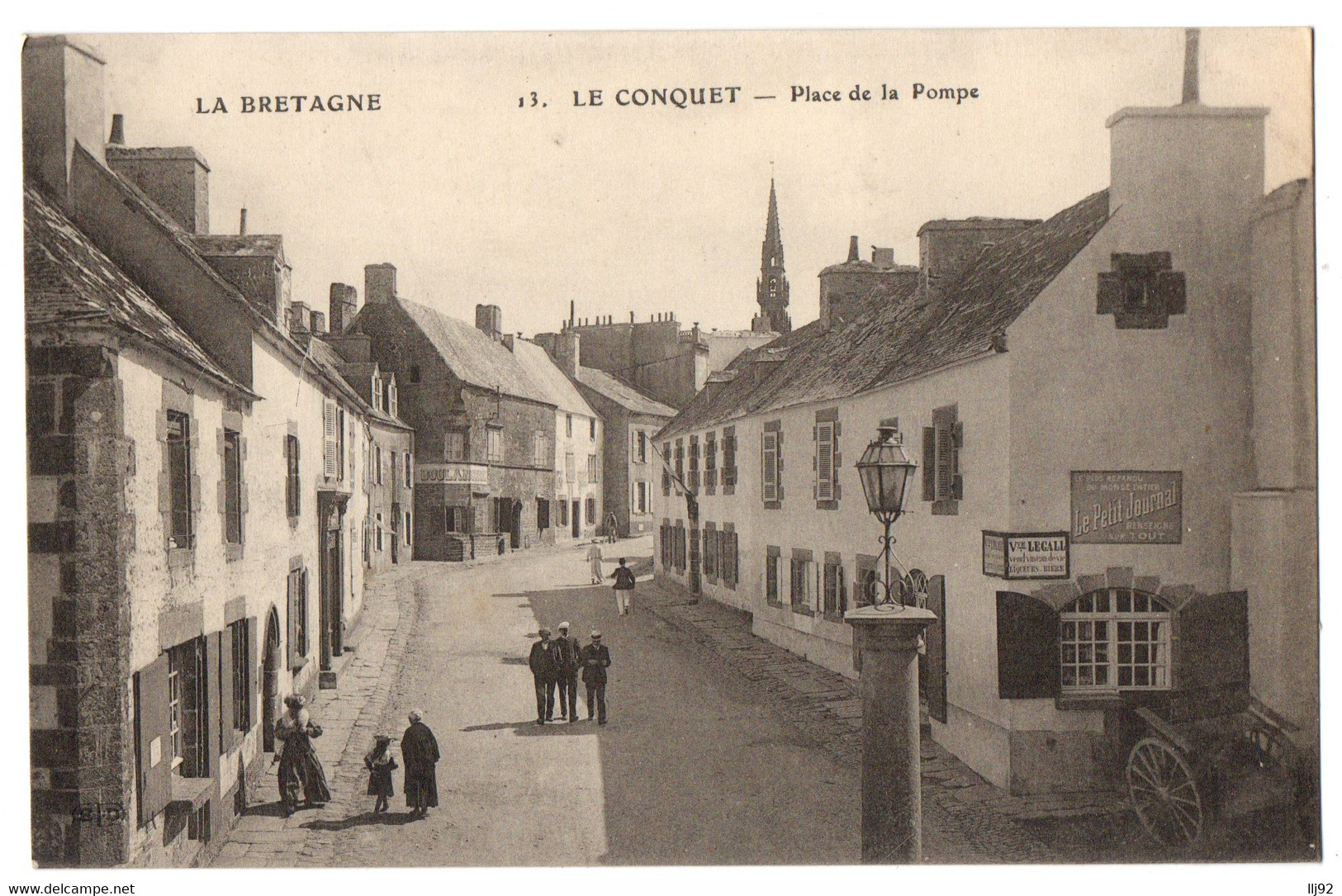 CPA 29 - LE CONQUET (Finistère) - 13. Place De La Pompe - Le Conquet