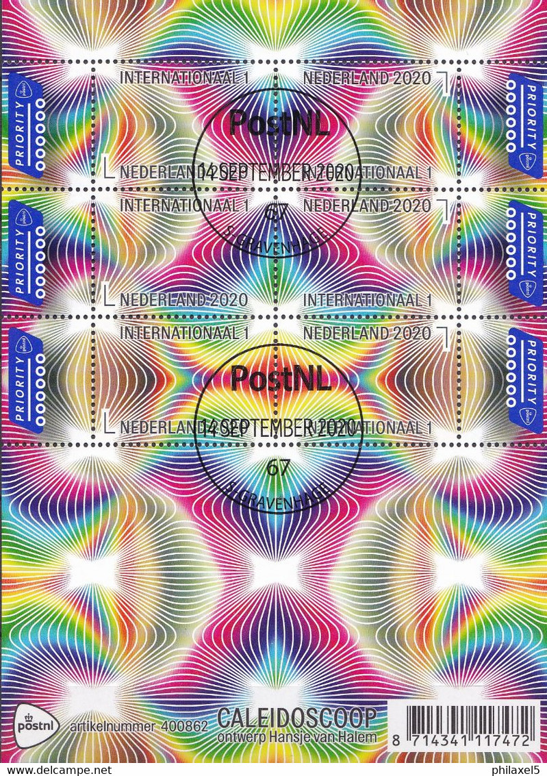 Nederland - 14 September 2020 - Caleidoscoop - Compleet Vel - Gebruikt/gebracuht/used - Gebraucht