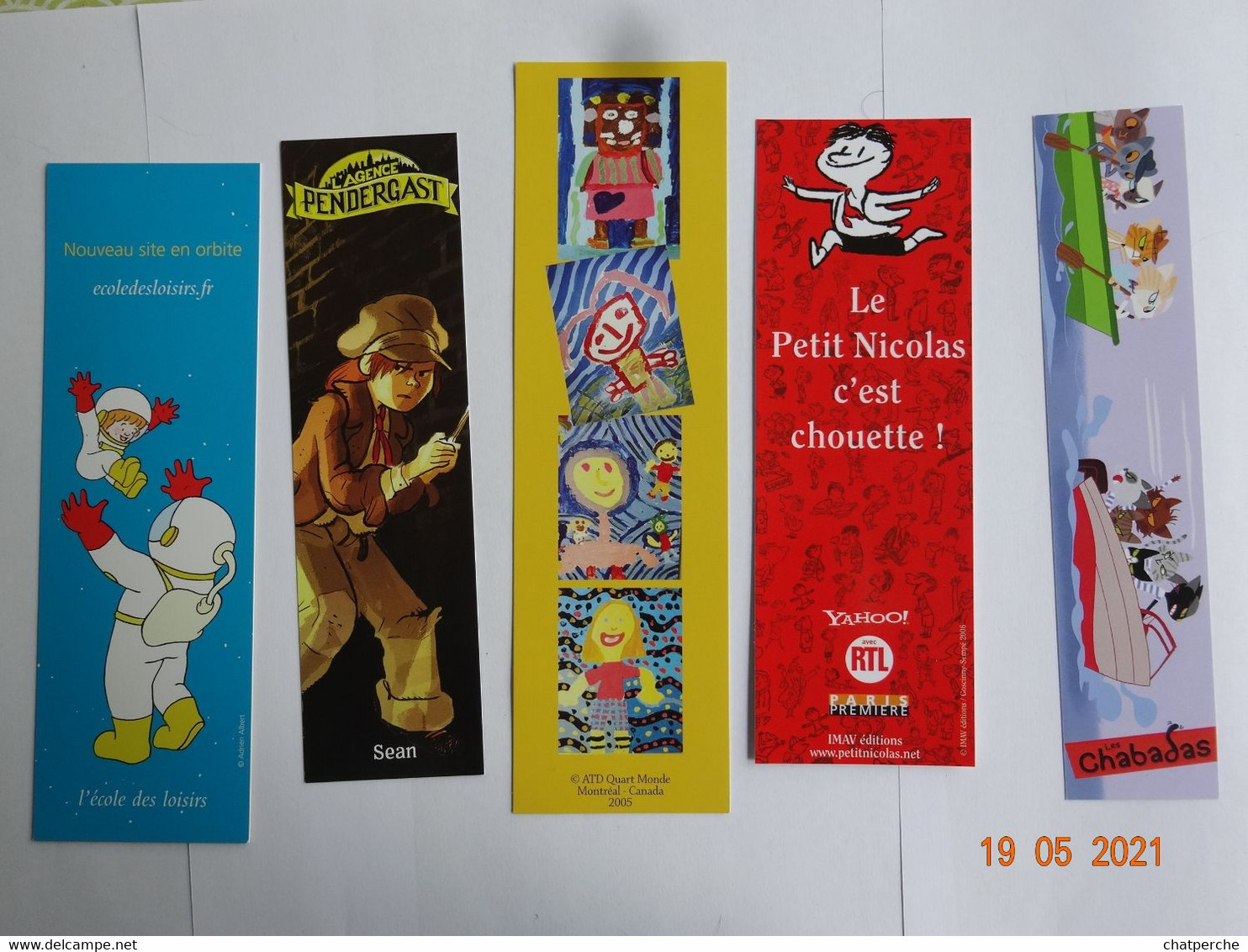 M-P MARQUE PAGES LOT DE 10 THÈME JEUNESSE 19 / 05-4 - Bookmarks