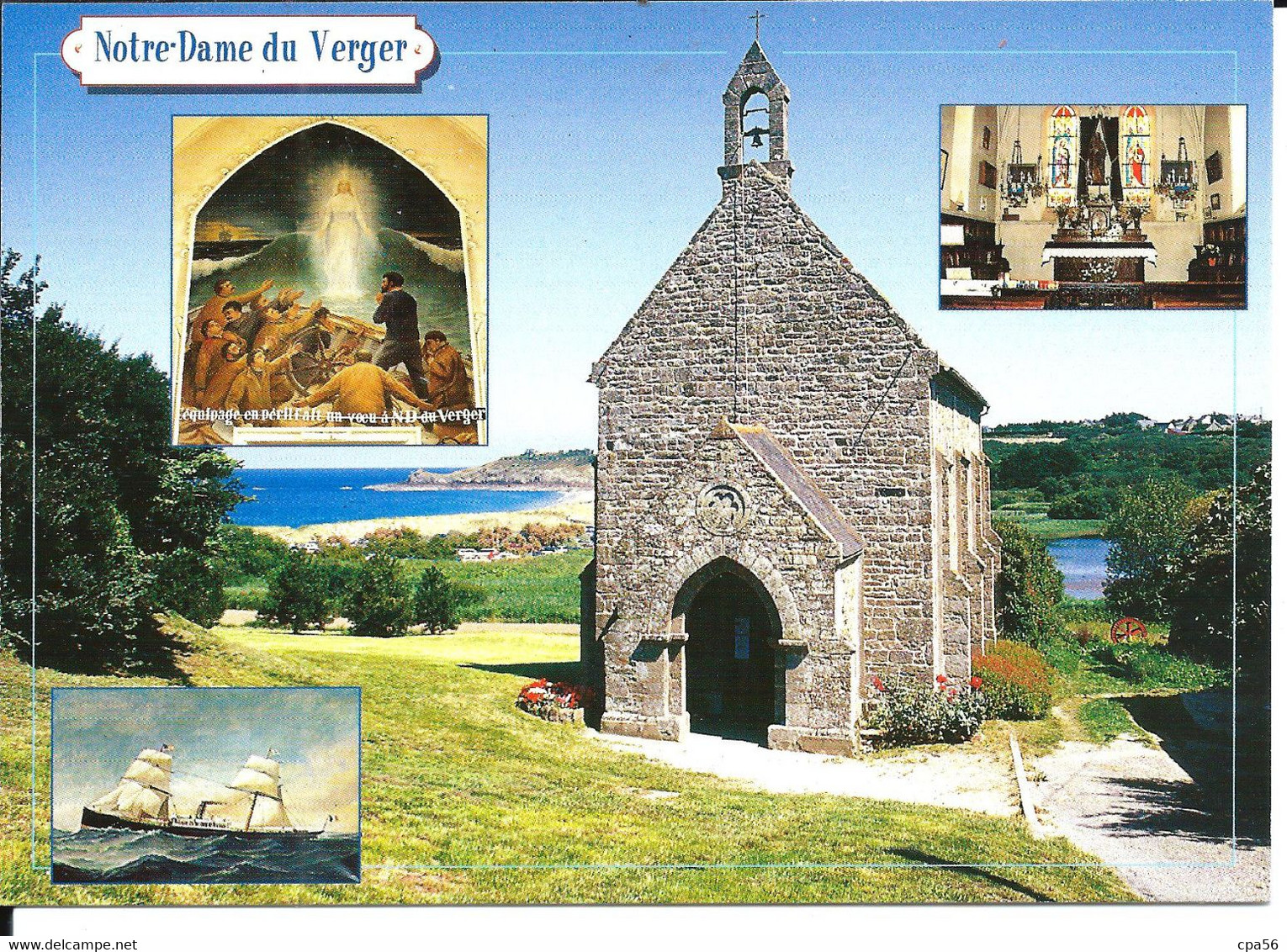 SAINT-COULOMB - Chapelle Notre Dame Du Verger - N°14699 YCA Caoudal éd. - Saint-Coulomb