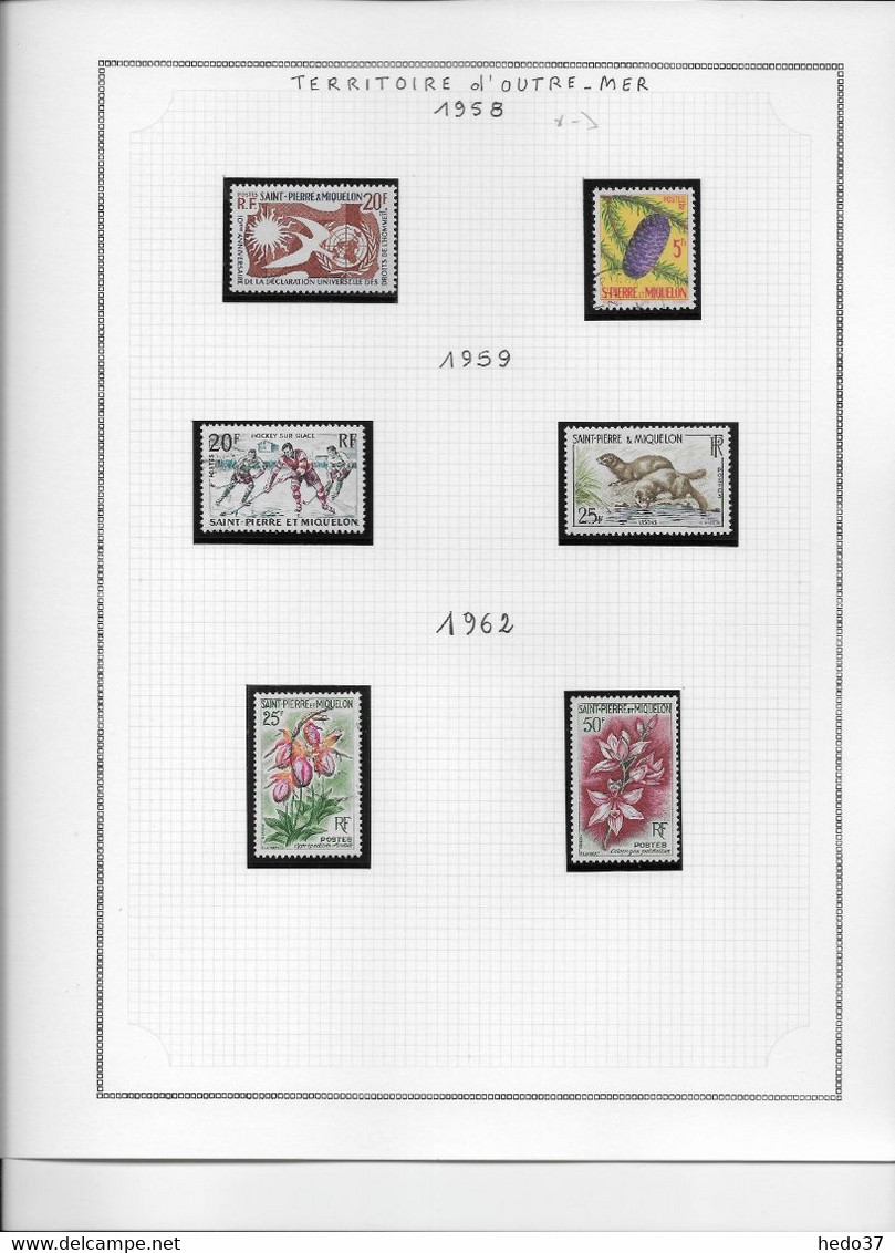 St Pierre Et Miquelon - Collection Vendue Page Par Page - Neufs * Avec Charnière/oblitérés - TB - Unused Stamps