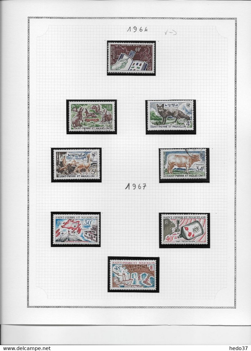 St Pierre Et Miquelon - Collection Vendue Page Par Page - Neufs * Avec Charnière/oblitérés - TB - Unused Stamps