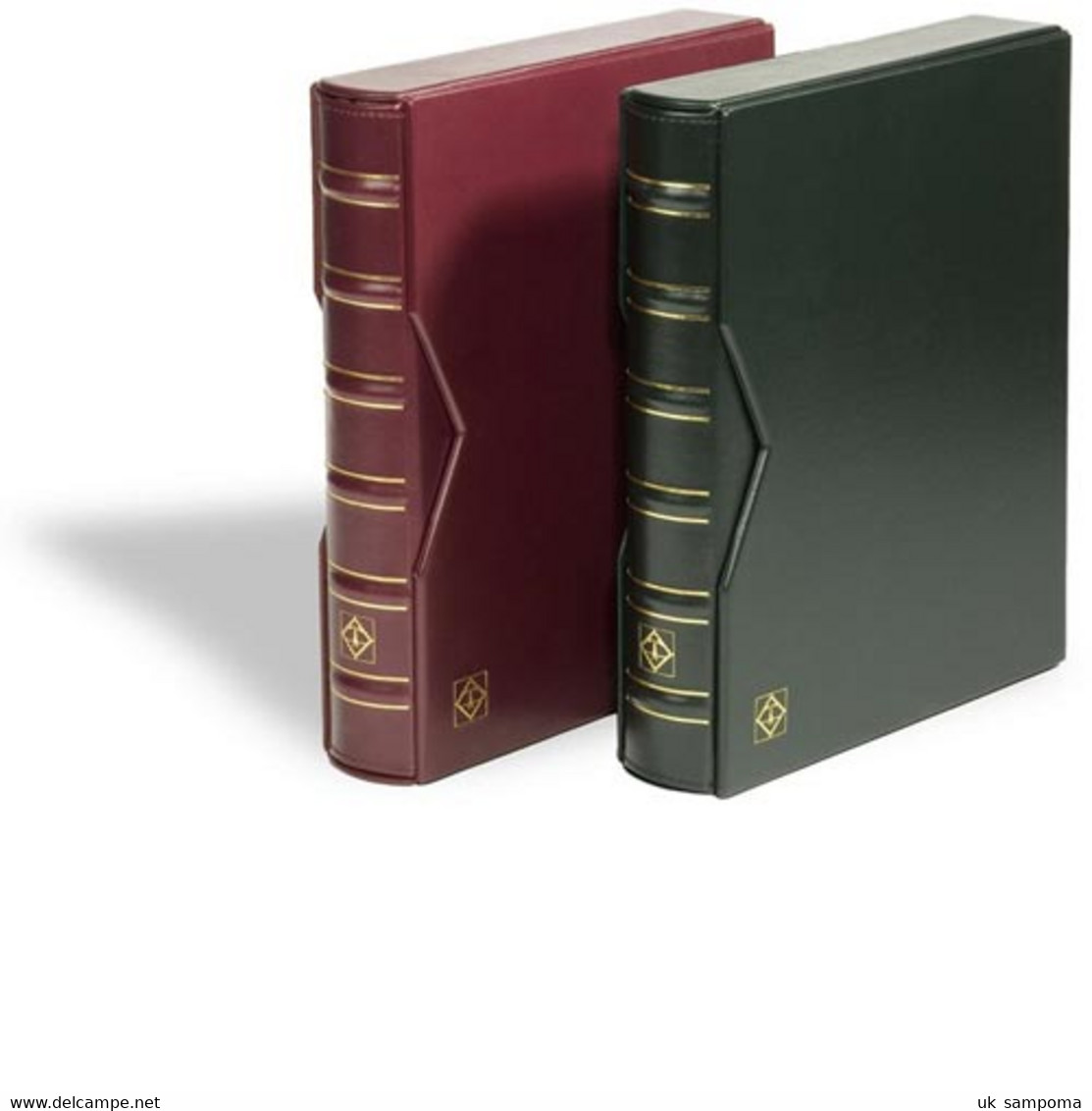 Ringbinder VARIO, In Classic Design Incl. Slipcase, Green - Large Format, Black Pages