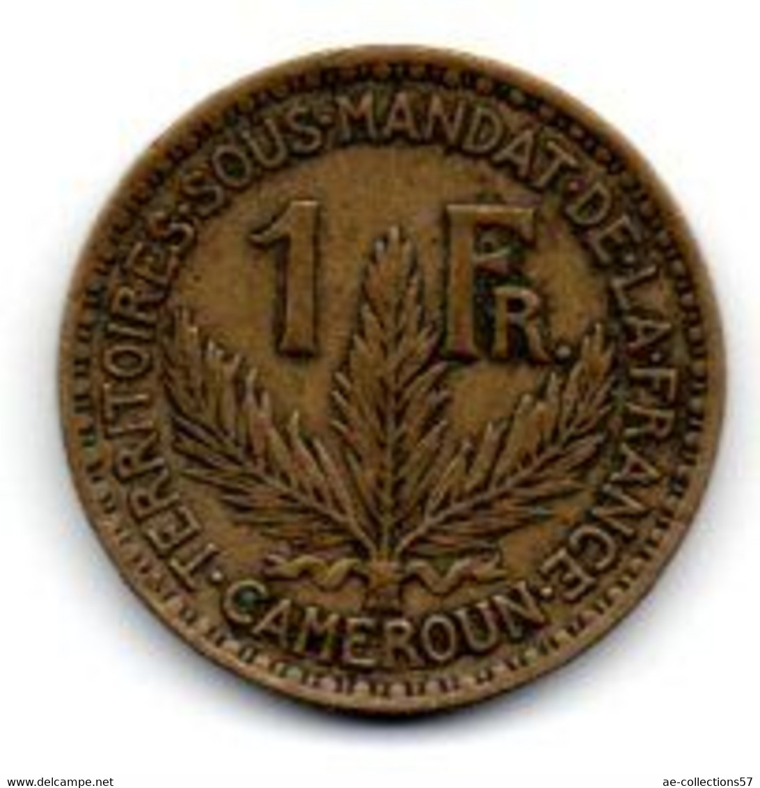 Cameroun  1 Franc 1924 TTB - Cameroon