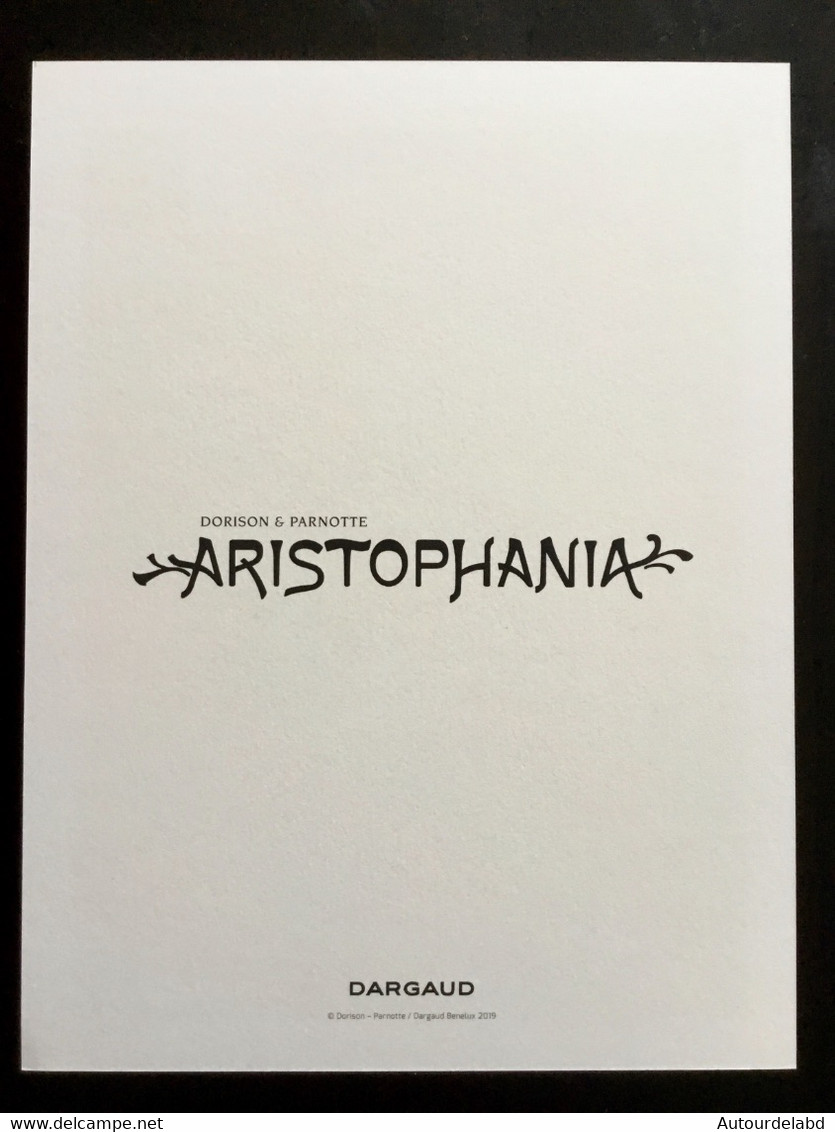 Ex Libris / Dessin ARISTOPHANIA - Par Dorison Et Parnotte - Ilustradores P - R