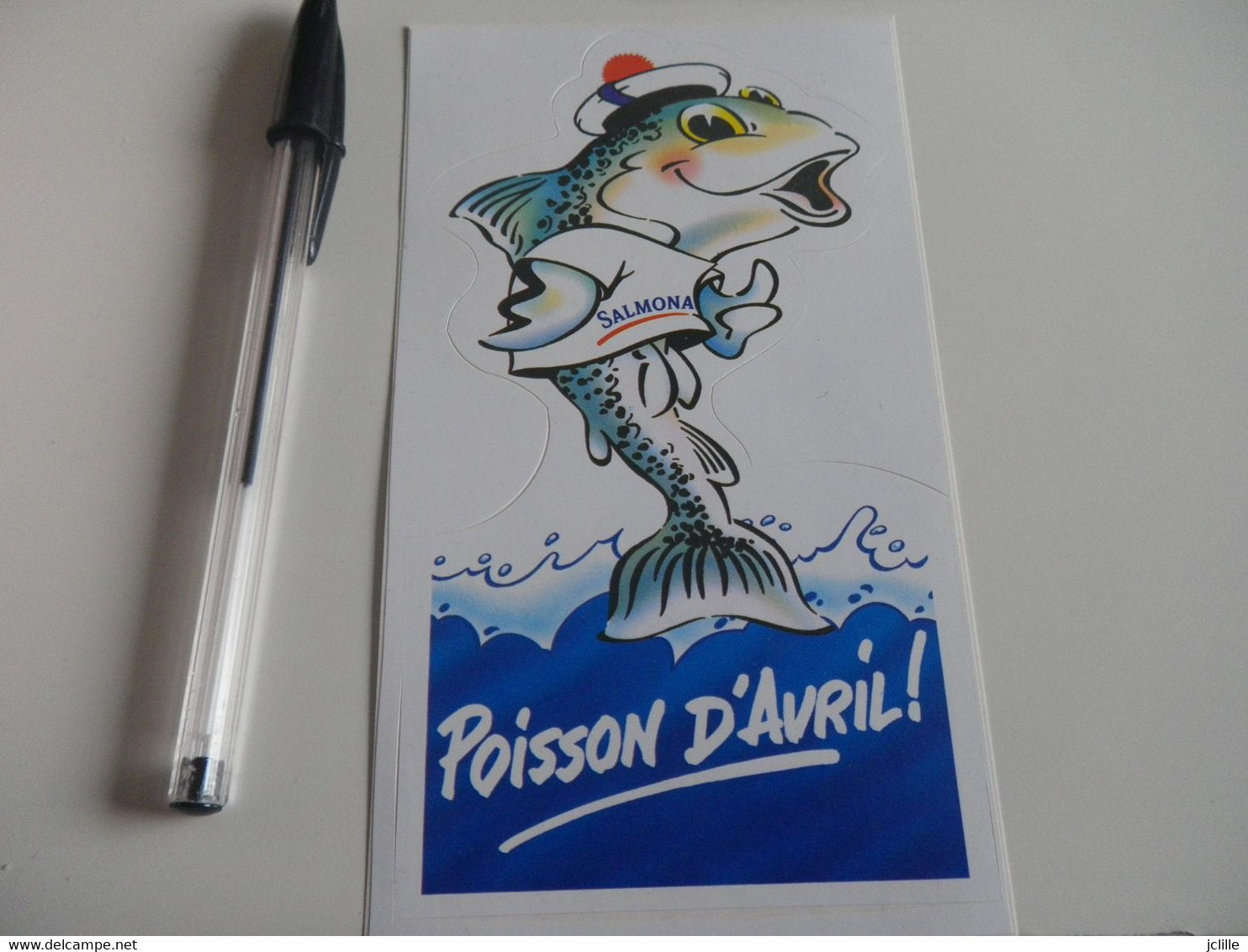 Autocollant - Alimentation - POISSON D'AVRIL - SALMONA - Stickers