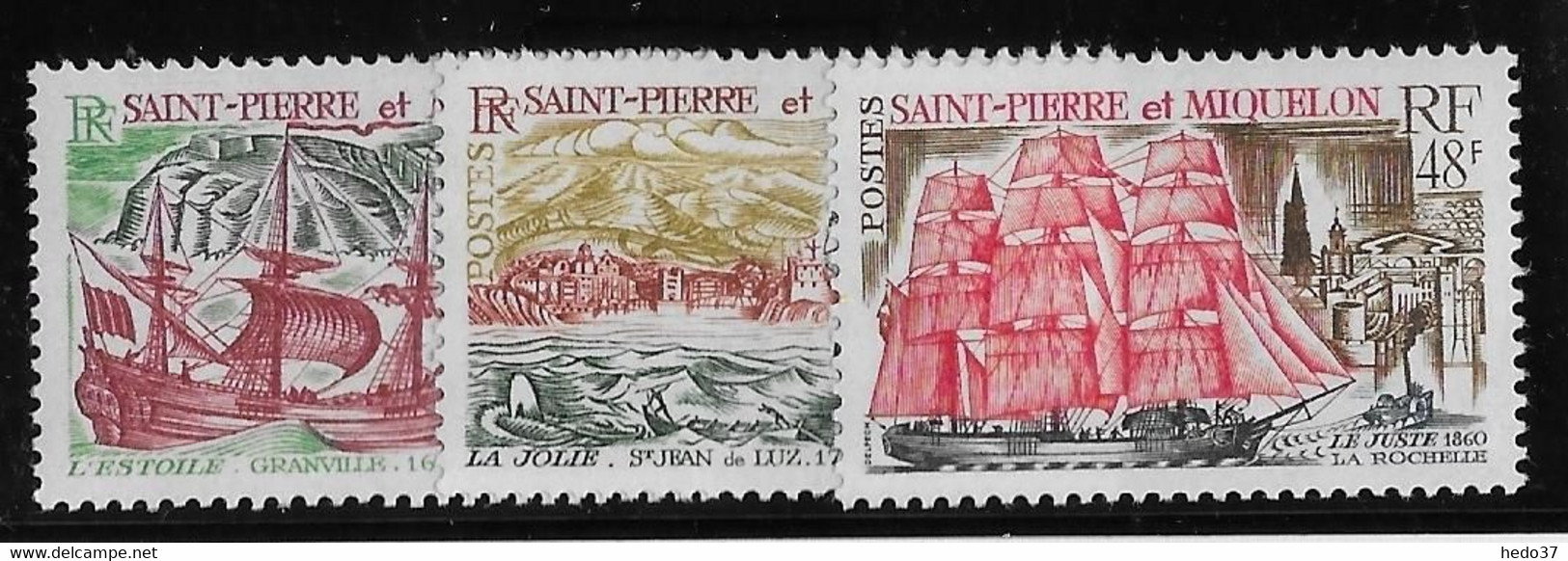 St Pierre Et Miquelon N°395/397 - Neuf * Avec Charnière - TB - Neufs