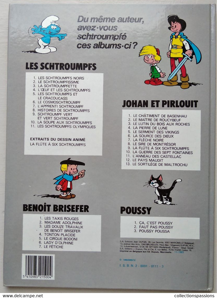 BD - LES SCHTROUMPFS - L'oeuf Et Les Schtroumpfs - - Schtroumpfs, Les