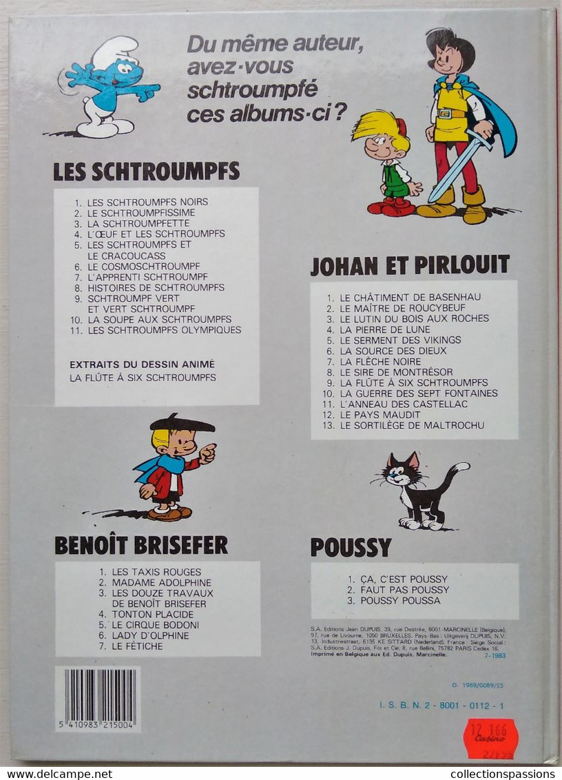 BD - LES SCHTROUMPFS - Les Schtroumpfs Et Le Cracoucass - - Schtroumpfs, Les