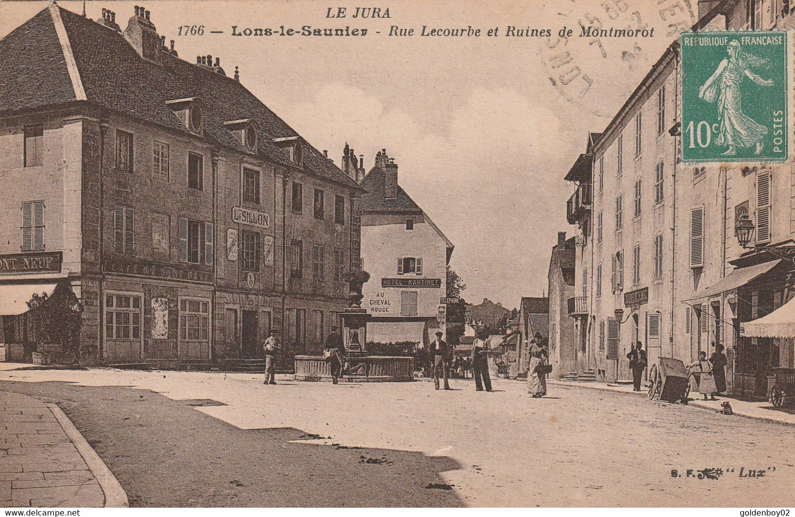 39 Lons Le Saunier, Rue Lecourbe Et Ruines De Montmorot - Lons Le Saunier