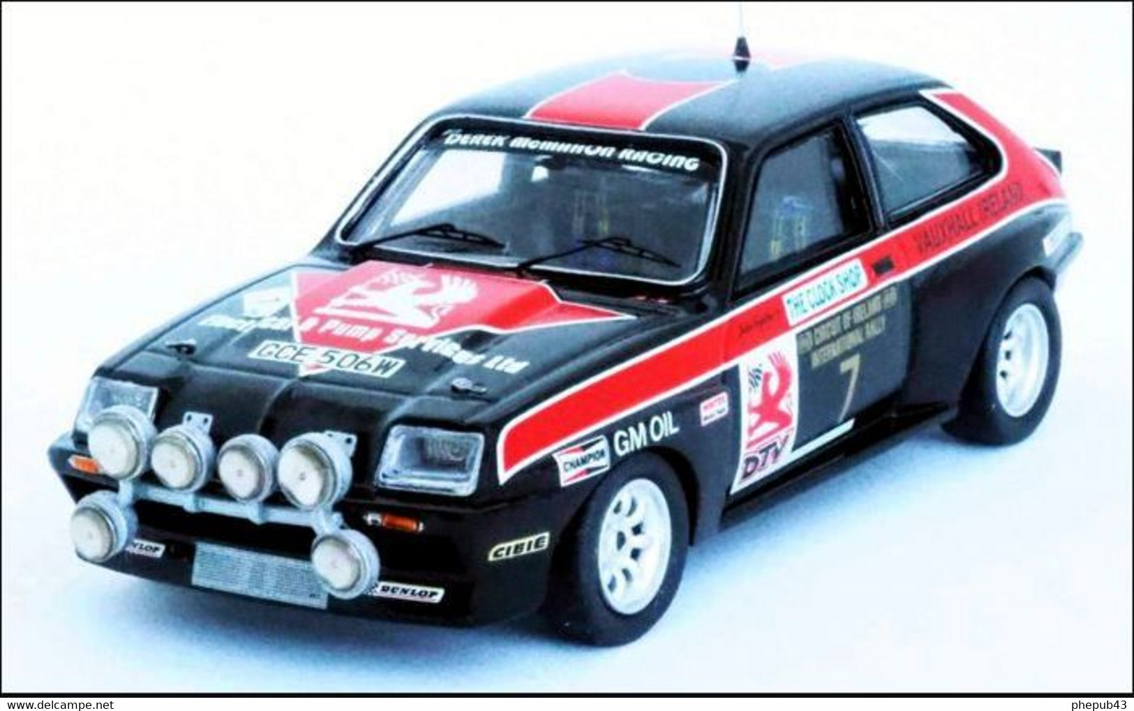 Vauxhall Chevette HSR - G. Buckley/J. Caplice - 2nd Circuit Of Irland 1981 #7 - Troféu - Trofeu