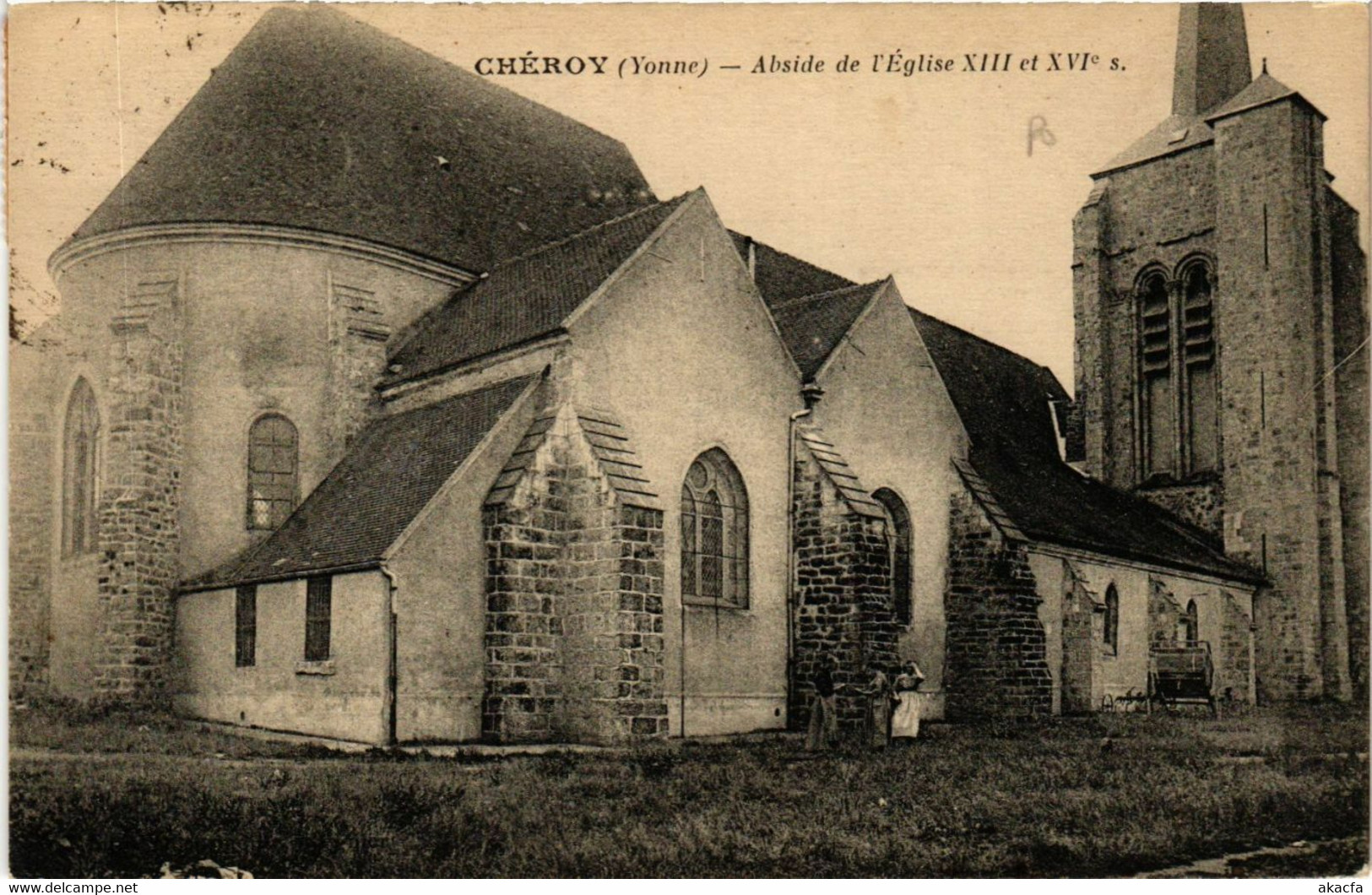 CPA AK CHÉROY - Abside De L'Église XIII Et XIV-sur-(658900) - Chevannes