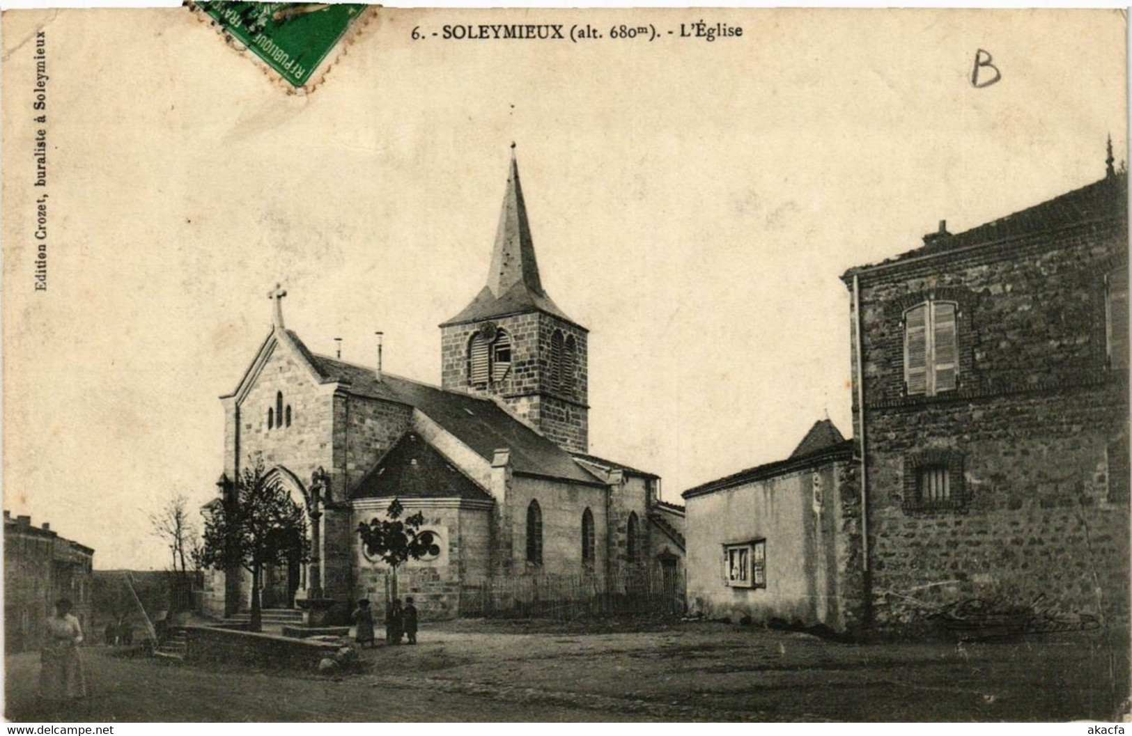 CPA AK St-JEAN-SOLEYMIEUX L'Église (663764) - Saint Jean Soleymieux