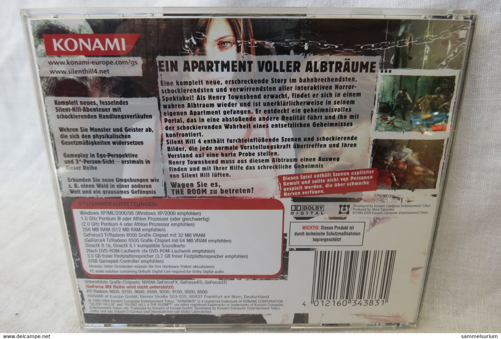 PC Spiel DVD "Silent Hill 4 The Room" - DVD Musicaux