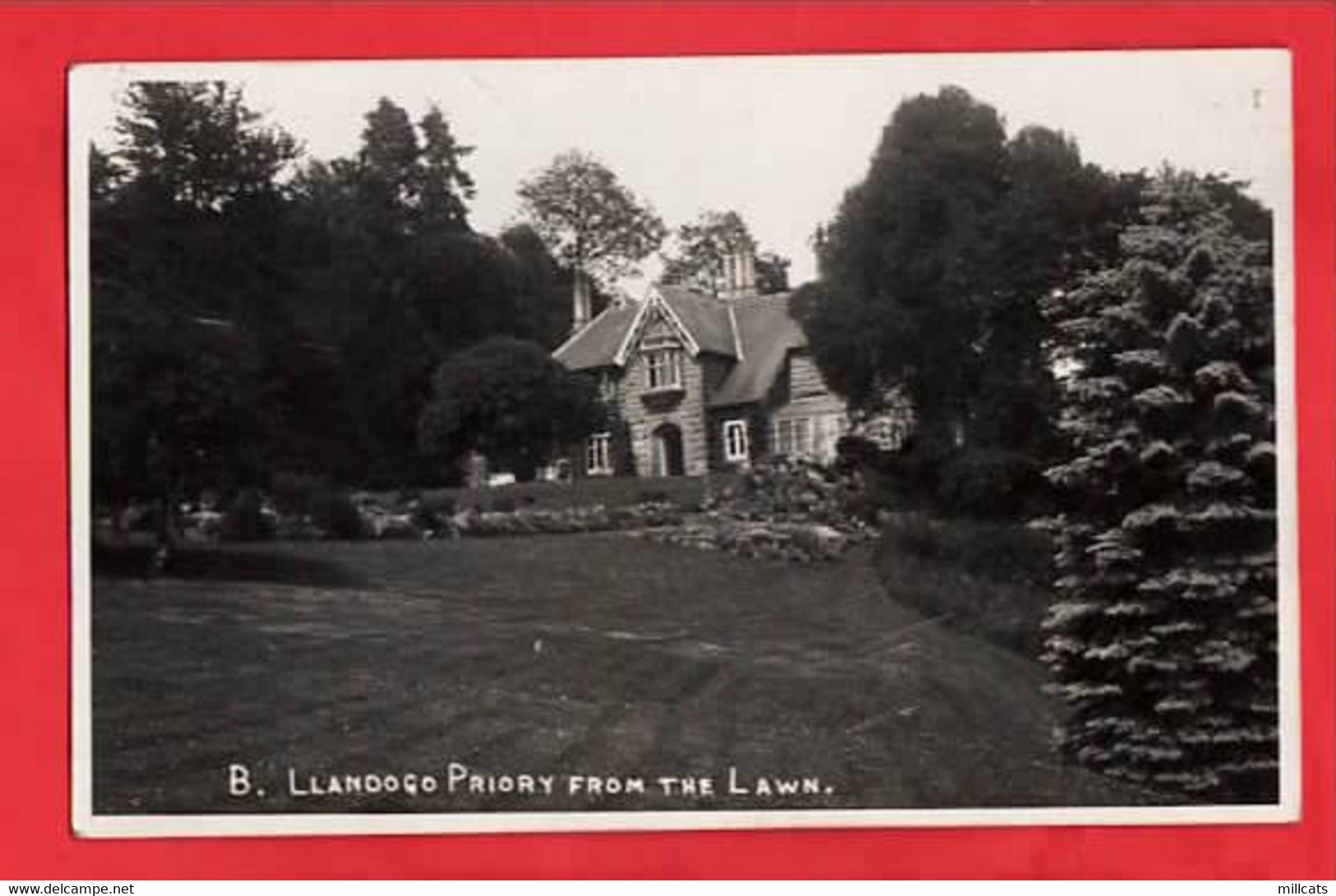 LLANDOGO    PRIORY FROM THE LAWN   RP  Pu 1932 - Monmouthshire
