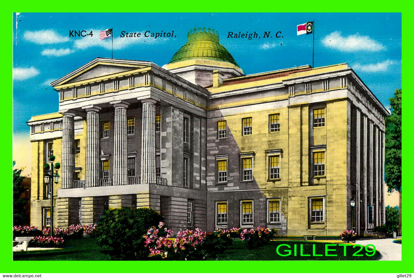 RALEIGH, NC - STATE CAPITOL COMPLETED IN 1840 -  PUB BY THE ASHEVILLE POST CARD CO - - Raleigh