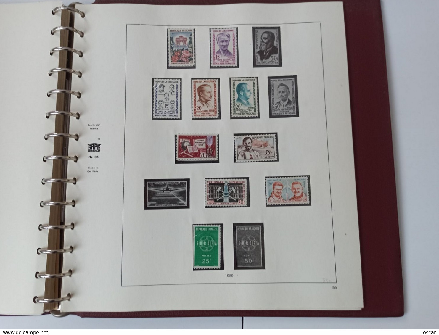 Album Safe ancienne génération avec 372 timbres