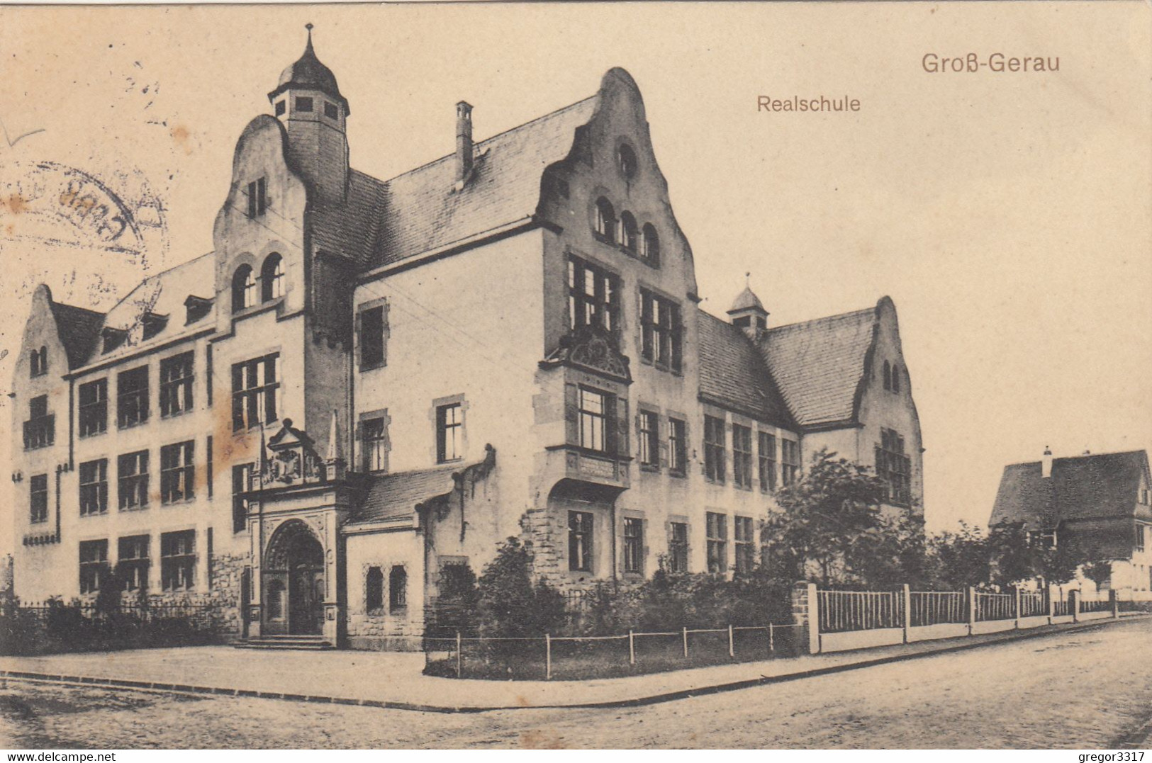 5359) GROß GERAU - REALSCHULE - Tolle Sehr Alte AK - Feldpost 05.01.1915 !! - Gross-Gerau