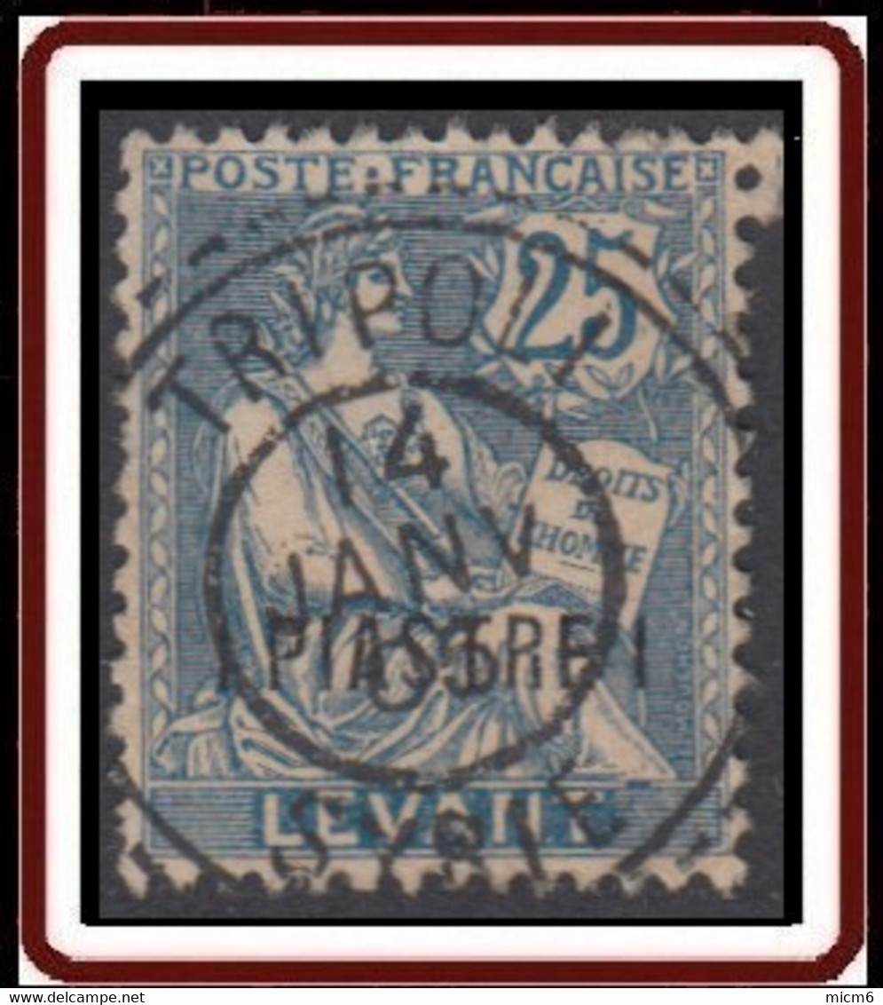 Levant Bureaux Français 1902-1922 - Tripoli / Syrie Sur N° 17 (YT) N° 17 (AM). Oblitération De 1905. - Oblitérés