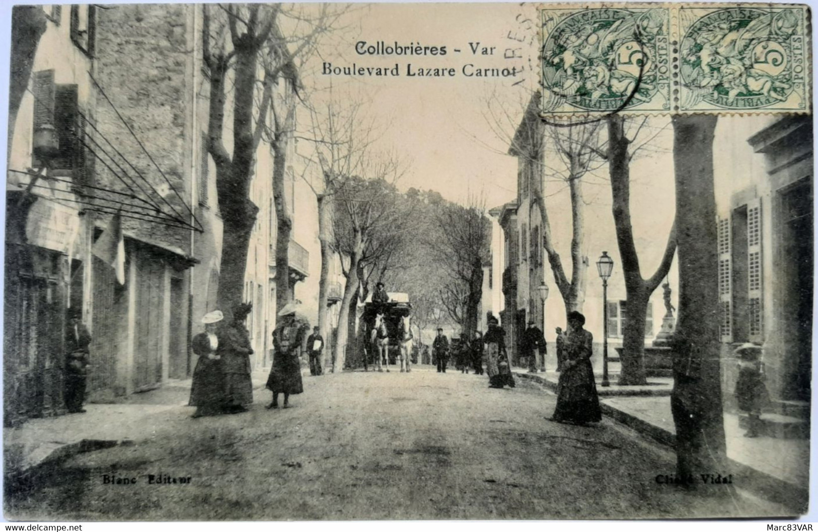 COLLOBRIERES (Var) - Boulevard Lazare Carnot - Collobrieres