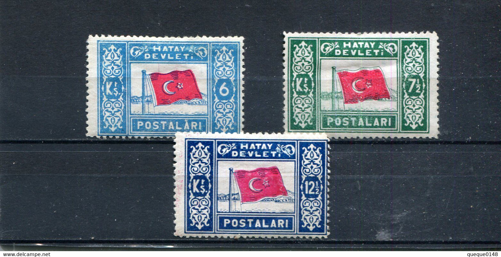 Hatay 1939 Yt 30-31 33 * - 1934-39 Sandjak D'Alexandrette & Hatay