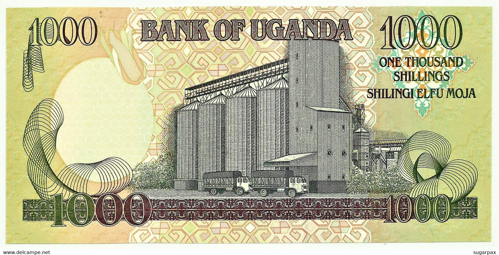 Uganda - 1000 Shillings - 2005 - Pick: 43.a - Unc. - Serie VV - 1.000 - Uganda
