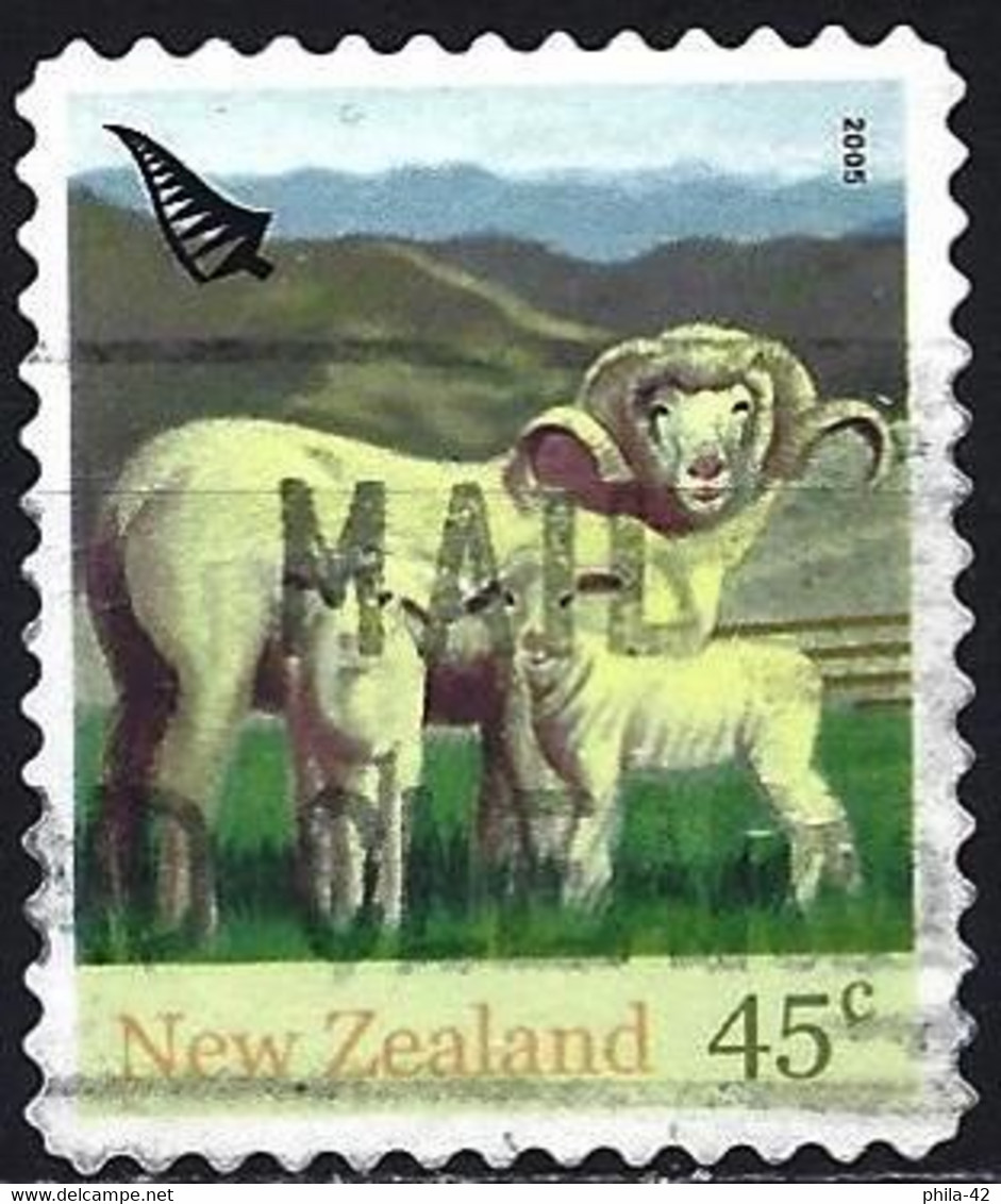 New-Zealand 2005 - Mi 2233 - YT 2135 ( Domestic Sheeps ) - Oblitérés