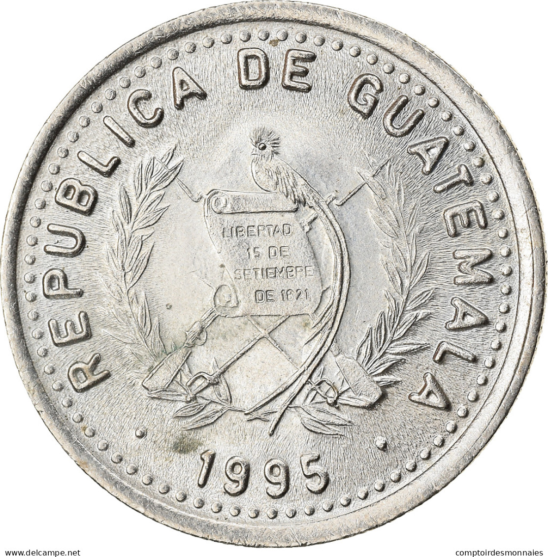 Monnaie, Guatemala, 10 Centavos, 1995, SUP, Copper-nickel, KM:277.6 - Guatemala