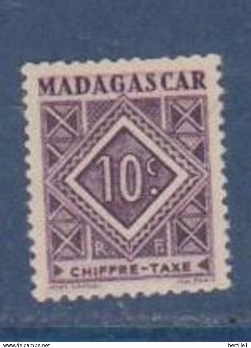 MADAGASCAR         N° YVERT  TAXE 31     NEUF SANS CHARNIERES     ( NSCH  1/08 ) - Timbres-taxe