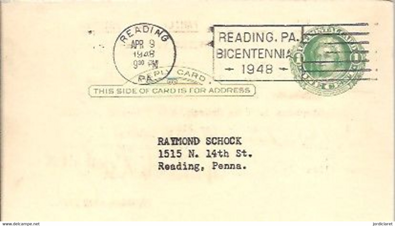 STATIONERY  1948  READING - 1941-60