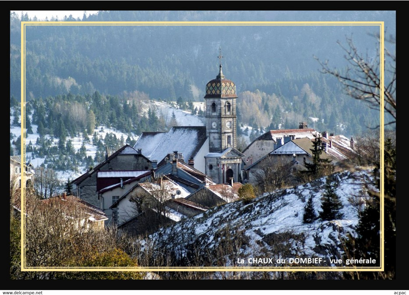 39  La  CHAUX  Du  DOMBIEF  ..  Vue  Générale - Otros & Sin Clasificación